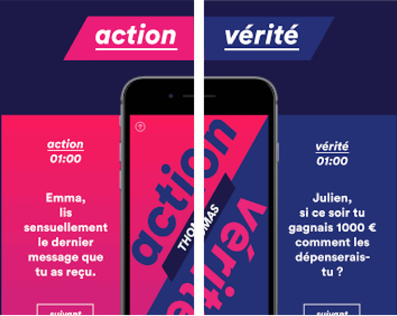 action ou vérité application